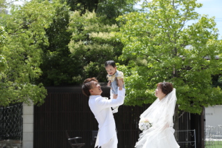 ベルアンジュールで前撮りフォト！お子様も一緒に♡