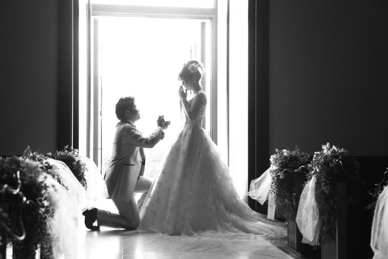 プロポーズシーン