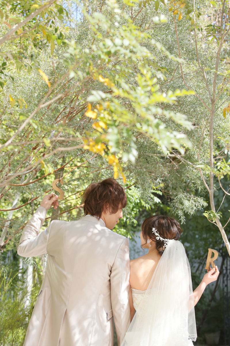 フォトウェディング ガーデン撮影