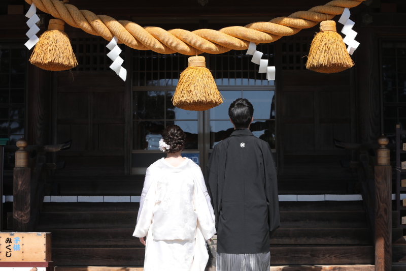 おふたりの後ろ姿