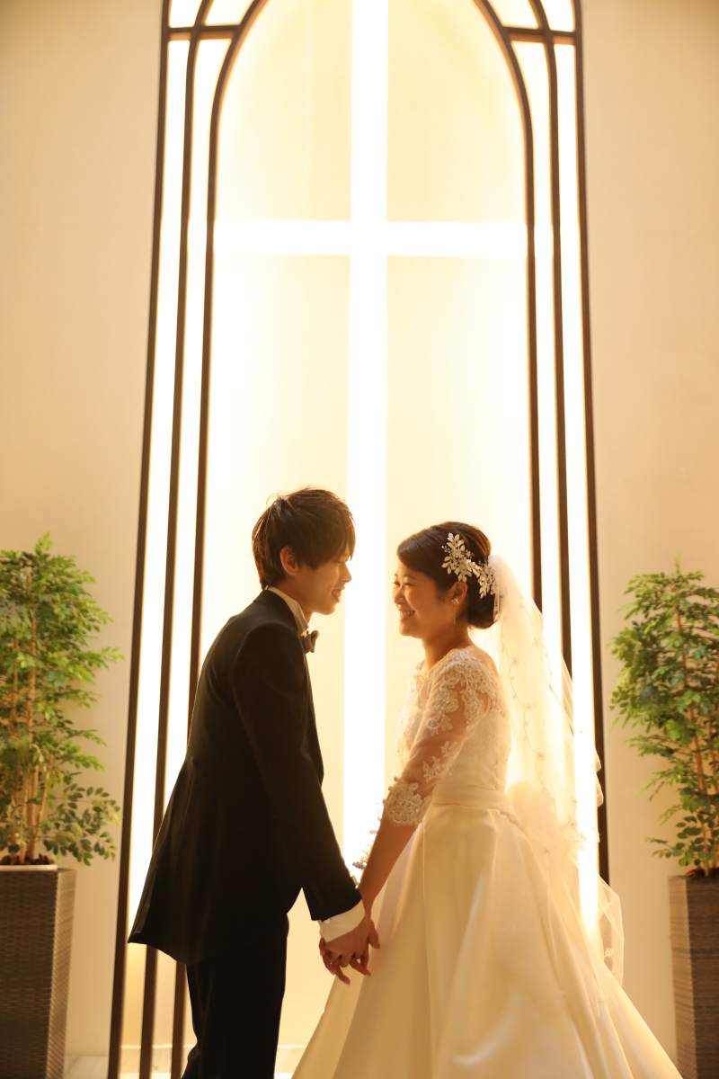 笑顔が素敵なおふたり☆ウエディングフォト