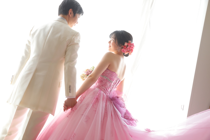 スタジオ×カラードレス