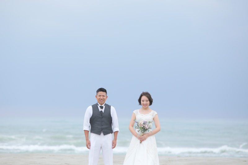 空と海とおふたり