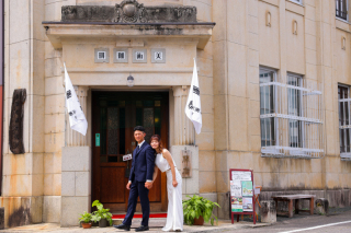 鳳来館 洋装ロケーション撮影
