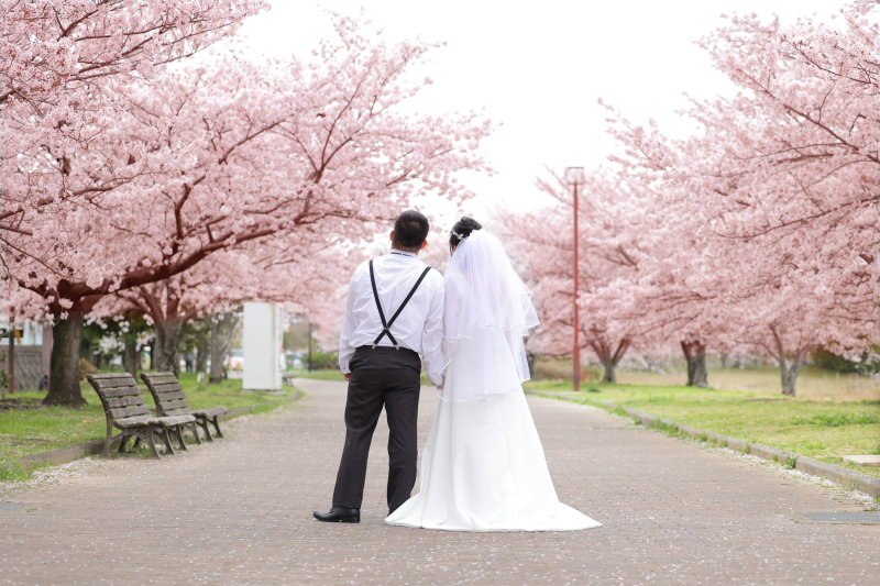 春を感じる公園ロケ―ション