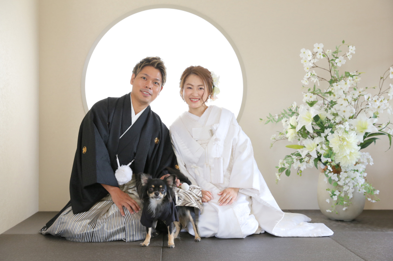 ホワイトベル豊橋_ペットと一緒に撮影できる