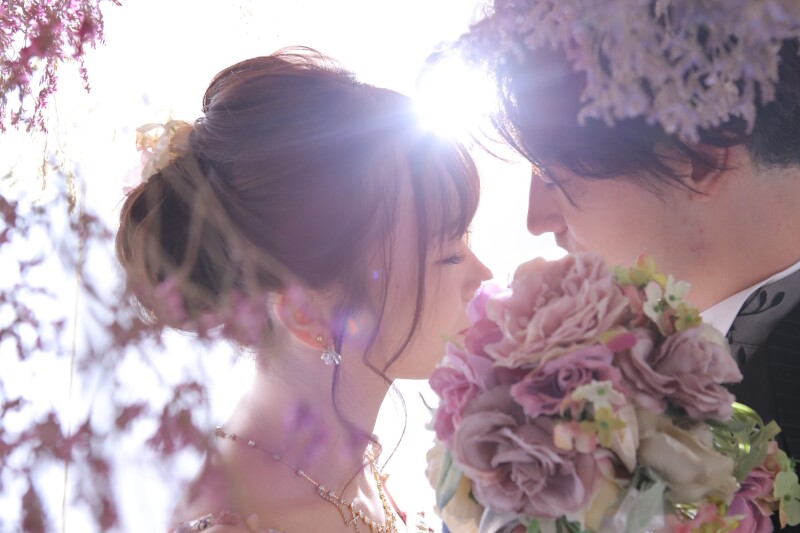 自然の光につつまれて撮影♪