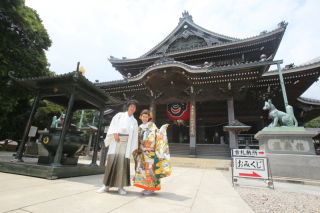有名神社での撮影