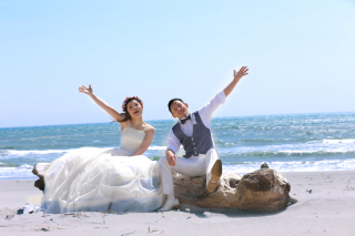 近郊海での撮影