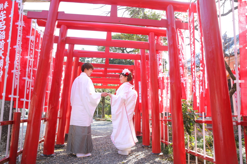 ホワイトベル豊橋_神社・寺院で撮影できる
