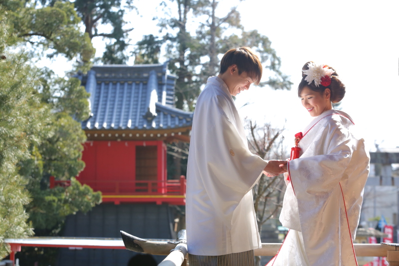 ホワイトベル豊橋_神社・寺院で撮影できる