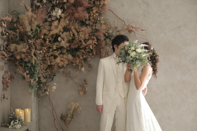 写真が苦手でも大丈夫！小物使いを工夫してオシャレに撮影いたします。