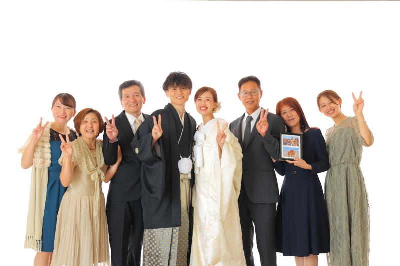 和装+洋装スタジオ撮影ファミリーフォトプラン