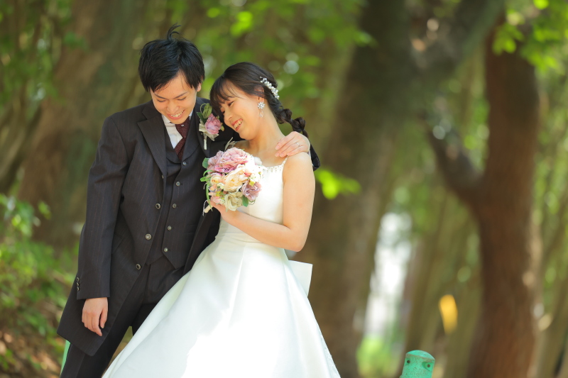 緑豊かな高師緑地洋装ロケーション 全300データ即日渡し&ウェルカムポスター付き!