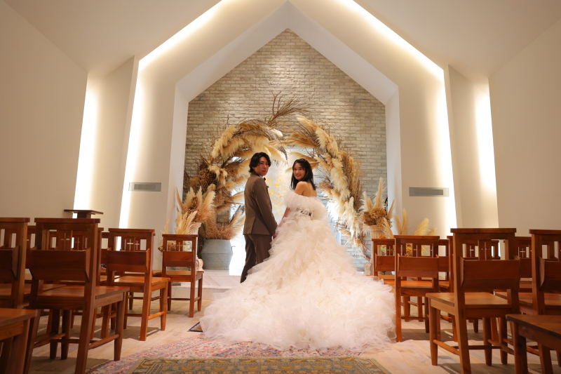 洋装チャペル&ガーデン フルコース+会食付きプラン 平日225,560円~→145,780円~ 全200データ即日渡し!