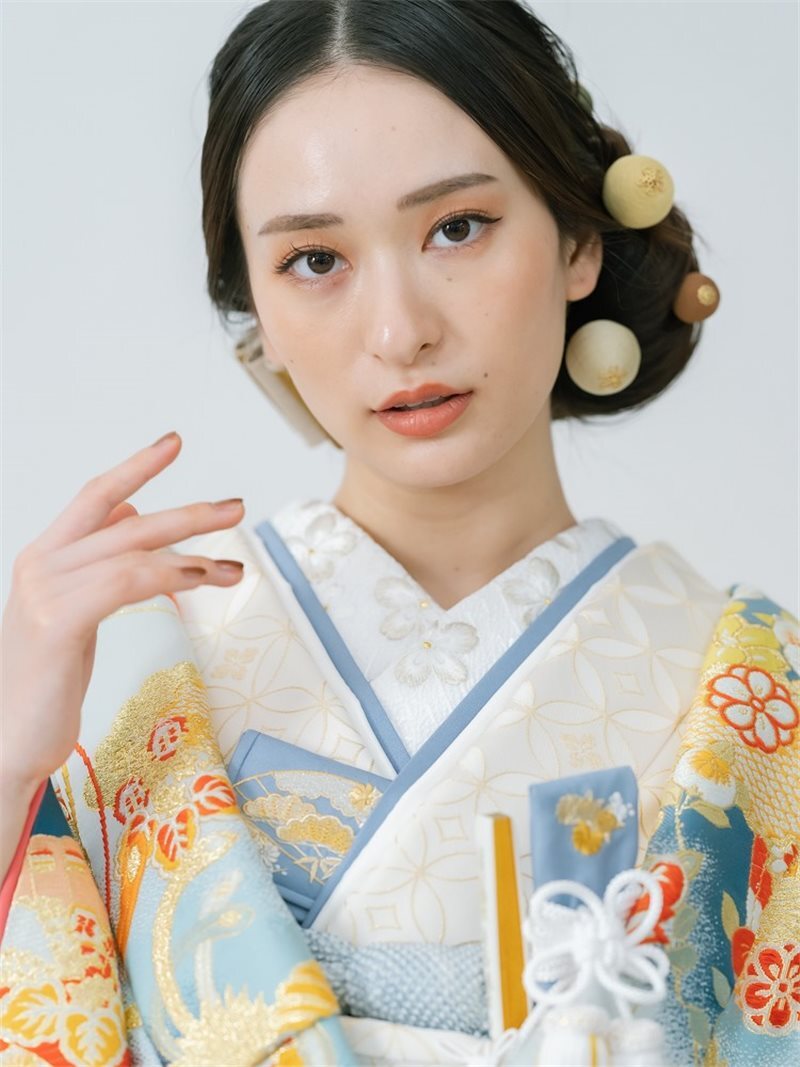 新婦 色掛下 金七宝 ｷﾝｼｯﾎﾟｳ 白(正絹) 