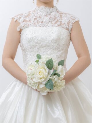 ﾗｳﾝﾄﾞﾌﾞｰｹ(白)