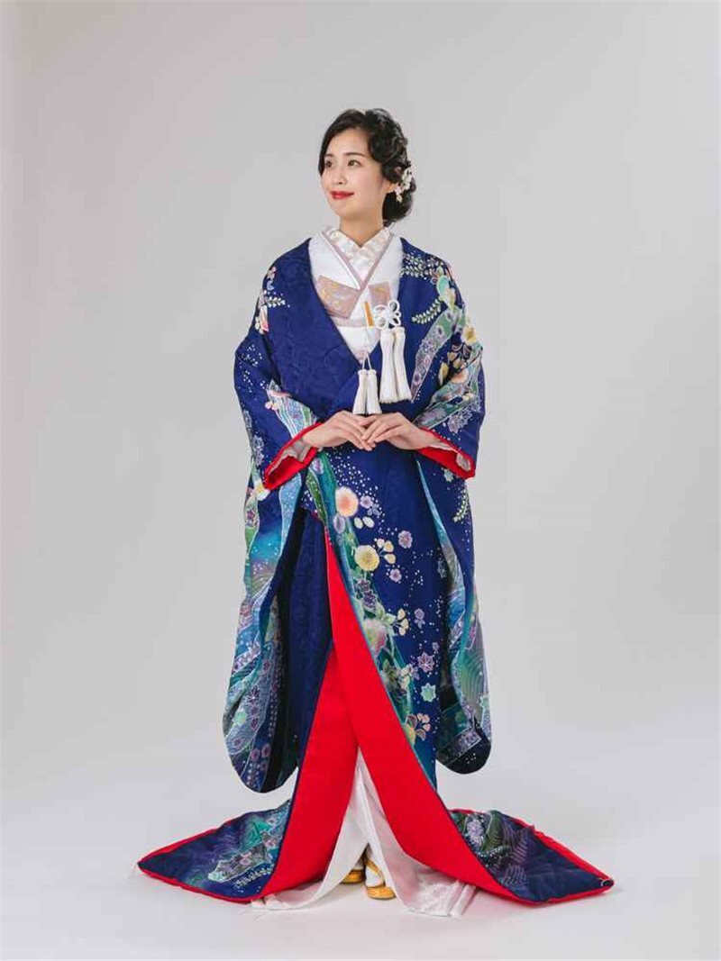色 ﾌﾟﾗﾝ衣裳(青)