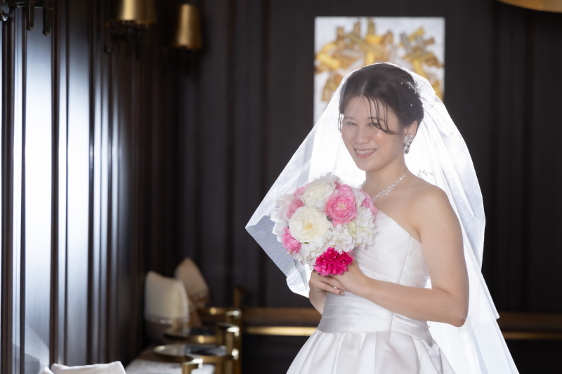 新婦様のベールショット
