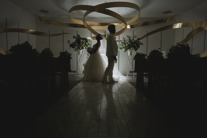 表情を変えるチャペル