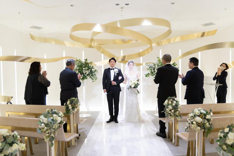 お父様・お母様だけを招待した小さな結婚式