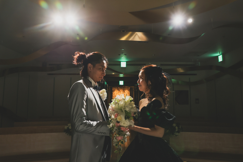 照明一つで幻想的な一枚を