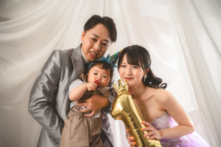 お子様のバースデーも兼ねて♡