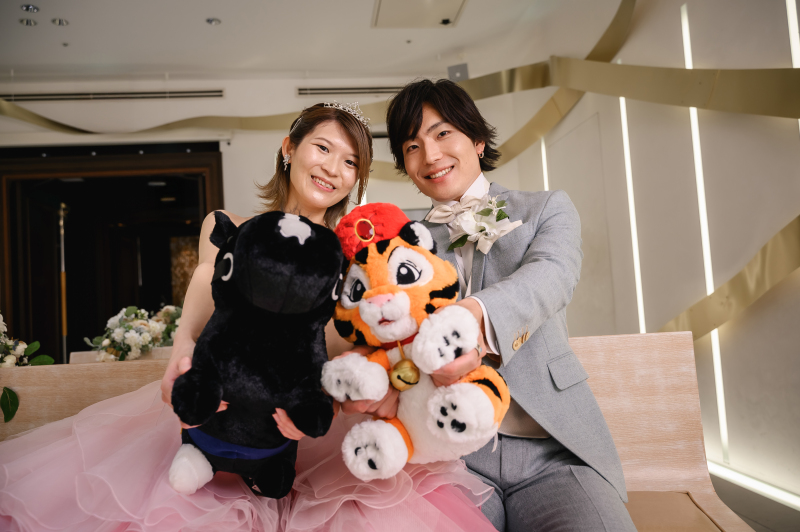 お気に入りのぬいぐるみとご一緒に