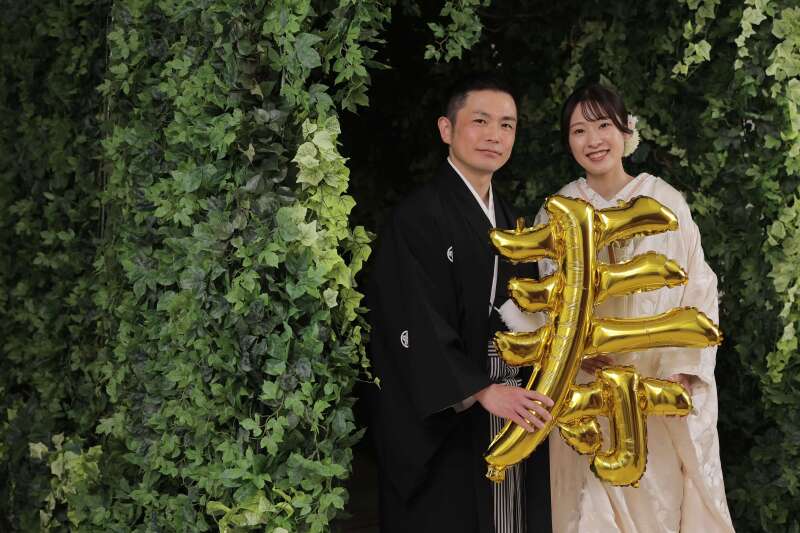 緑のアーチが覆い茂るエリア2