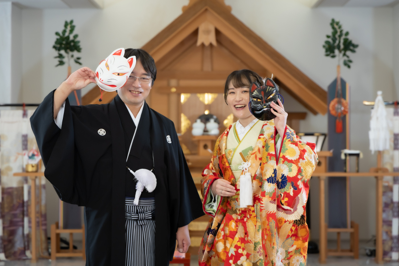 持込みグッズで楽しい撮影も