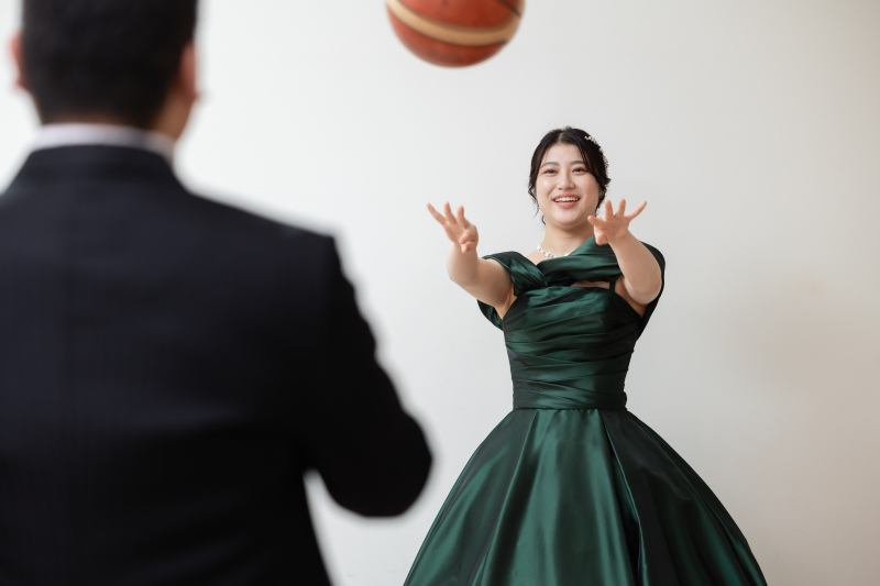 新婦様も一緒に愛のパス♡