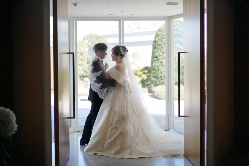 自然光で輝くお二人のお写真...★