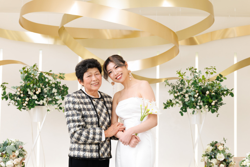 大好きなおばあちゃんと一緒に