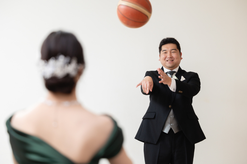 息を合わせてボールパスを♡