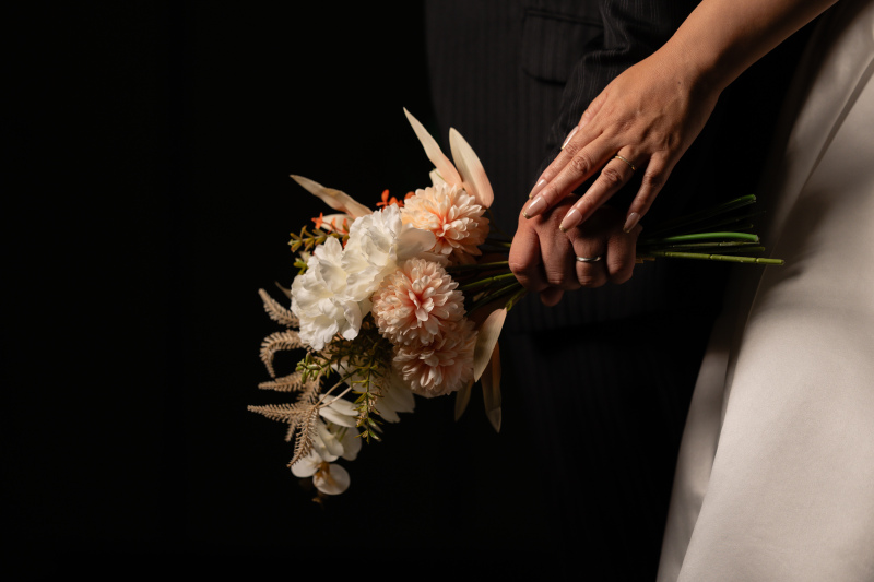 とても上品で大人っぽい、印象的なお写真