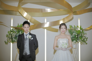 チャペルでも柔らかい雰囲気で♥