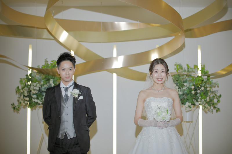 チャペルでも柔らかい雰囲気で♥