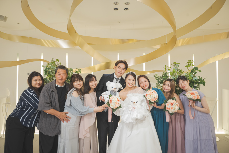 大切な方をたくさん呼んだフォトウェディング♡