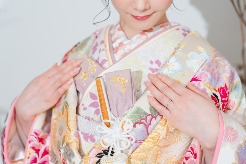 華やかな小物が可愛い♡