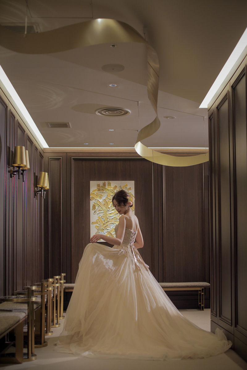 お控え室での1枚