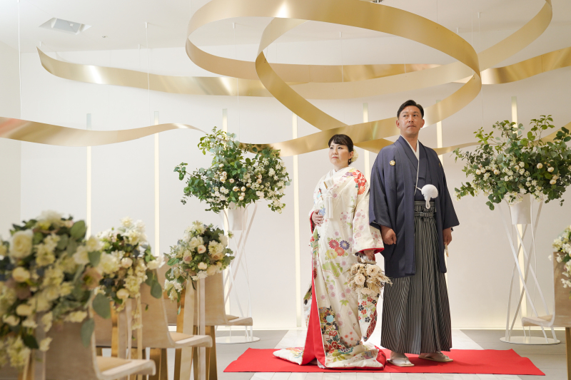 チャペル×和装のコラボレーション