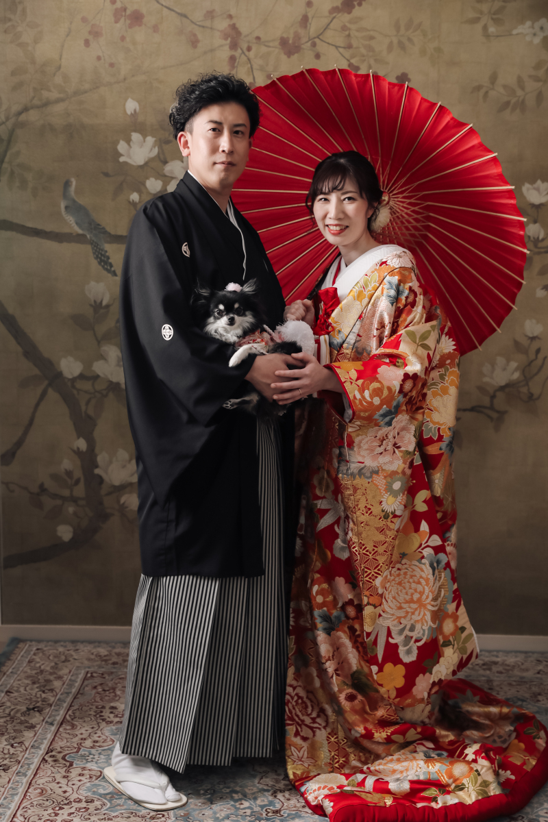 ペットと一緒にスタジオ撮影!!