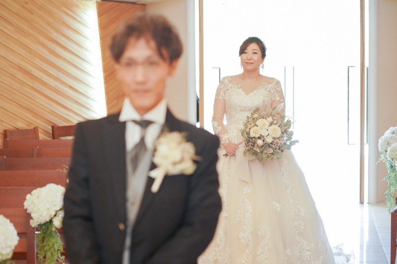 挙式前の「ファーストミート」のセレモニー♪