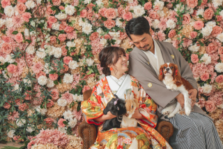 ペットとの撮影