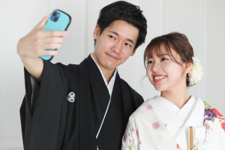 自身のカメラでの撮影