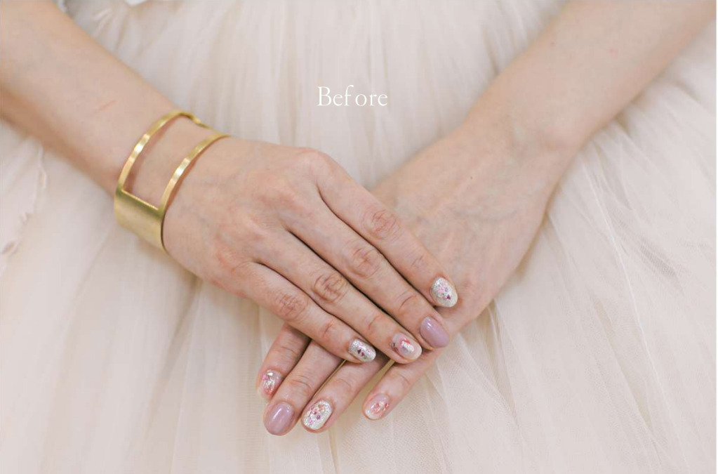 ヘアメイクの技術 写真1 before