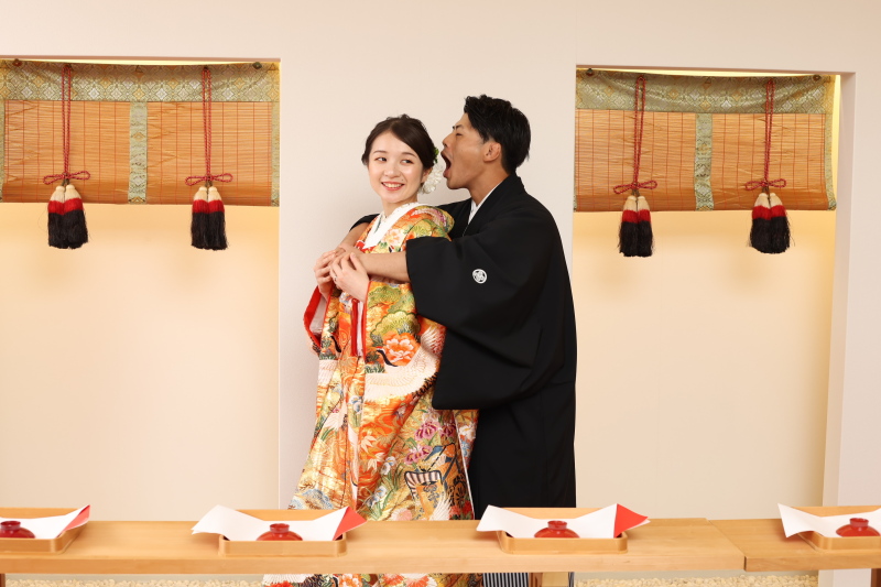 最後は可愛らしく、お二人らしさをいっぱいに！！