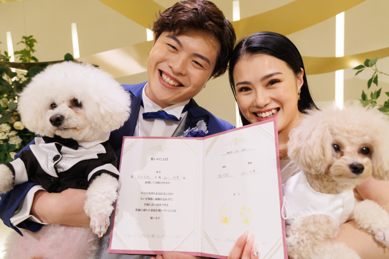 みんなで作った結婚誓約書!!