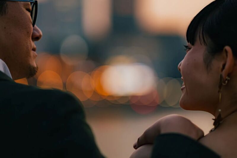 優しい光でお2人を包み込んで