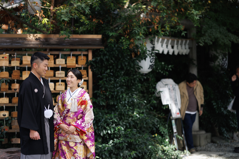 【挙式付きプラン】川越熊野神社での200カットデータ付きロケーションフォト